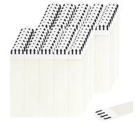 75 unidades de cinta de velcro autoadhesiva, extrafuerte, póster tiras para colgar imágenes sin taladrar, cinta de velcro de doble cara, cierre de velcro blanco, autoadhesivo, sin residuos, gancho