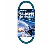 754-04195 954-04195 - Correa de transmisión de barrena para soplador de | Compatible con MTD, Troy-Bilt, Craftsman, Yard Man, Cub Cadet lanzador de nieve de 2 etapas sustituye a 2410