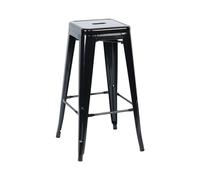 7house Taburete Medio Industrial Apilable de Acero 43x43x76cm 7house