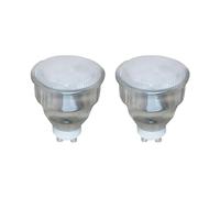 7hDayron Pack 2 Bombillas CFL Bajo Consumo Spotlight GU10 9W 400lm 2700K 7hDayron