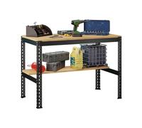 7house Banco de Trabajo WorkForge con 2 Niveles 117x60x81cm 7house