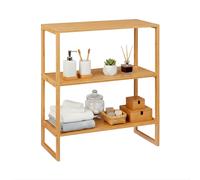 7house Estantería Modular en Bambú con 3 Niveles Canoply 84x69.5x33.5cm 7house