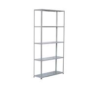 7house Estantería Modular Metálica SteelSmart con 5 Baldas 200kg 180x30x90cm 7house