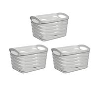 7house Kit 3 Cestas Medianas Rectangulares 1,5 Litros 7house