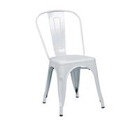 7house Silla Apilable Industrial de Acero 45x45x85cm 7house