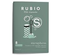 8 Escriptura RUBIO | Valencià | +8 anys | Escriptura amb majúscules, dibuixos, nombres i greques