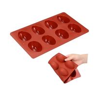 8 Forma De Hacer Chocolate Favores De La Fiesta De Pascua Moldes De Silicona En Forma De Huevo Chocolate Bricolaje Huevo De Pascua De Silicona De Cacao Conejos Vela