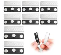 8 Pares Placas Identificativas, Cortinas Clips con Cierre Magnético, Accesorio para Persiana Opaca para Persianas Imanes para Cortinas Opacas