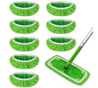 8 Piezas Fregona Microfibra Recambio Mopa Compatibles con Swiffer Sweeper, Almohadillas Lavable Reutilizables para Limpiar Suelos Duros/de Madera