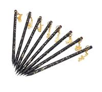 8 Piezas Lápiz Musical Lápices de Notas Musicales Surtido de Instrumentos Musicales Patrones Juego de Papelería Colgante Kit para Pintar Escritura Oficina Escuela