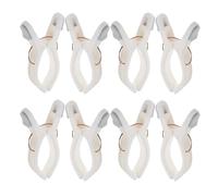 8 Piezas Pinza de Plástico Grande para Ropa, Antideslizante