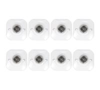 8 Piezas Portalámparas E27 de Cerámica, Base de Cobre, Modelo 86 | Accesorio de Luz Práctico y Fiable, Diseño Resistente al Fuego, para Montaje Empotrado o Visto
