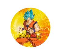 Chaks 8 Platos de cartón Dragon Ball Z 23 cm
