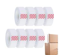 8 Roll Invisible Tape Set Clear Matte Finish Easy Tear Refill Packs | Pack of 8 matte invisible tapes (0.71" x 82 ft per roll). Strong stick, easy tear design for office, school & wrapping.
