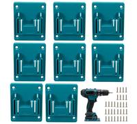 8 soportes de pared para herramientas Makita 18 V, herramientas eléctricas, soporte para herramientas de perforación, soporte para tornillo, soporte con tornillos, soporte para máquina de taller,