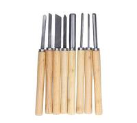 8 Uds Cinceles de Torneado de Madera HHS Juego de Herramientas de Separación de Ranuras Juego de Herramientas de Torneado de Torno de Madera Accesorios de Gubia de Modelado de