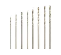 8 Uds juego de brocas helicoidales 0,8-1,5mm HSS Mini taladro for madera Metal agujero cortador perforación pistola broca