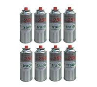 8 unidades - Cartucho de depósito de gas GLP 250 gr art. KCG250 - Soldador ideal para campana o estufa de bistro, compatible con Campingaz Brunneri, producto funcional con cartucho CP250 CampingAZ