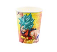 Chaks 8 Vasos de cartón Dragon Ball Z