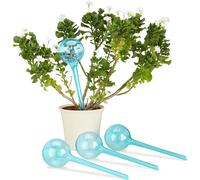 80 esferas de riego en un set, para 2 semanas de uso, sumergibles, ideales para plantas en macetas, riego dosificado de 250 ml, fabricadas en plástico, color azul claro