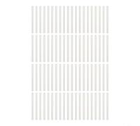 80 núcleos de repuesto para filtro humidificador, repuesto de algodón para difusor purificador de aire, 7 mm de diámetro, 100/120/150 mm de longitud, alta absorción (7 x 100 mm, blanco)