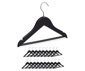 80 perchas de madera para ropa infantil, perchas para pantalones para niños y niñas, con gancho giratorio, con barra y ranuras, color