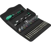 8100 SA 15 Juego de carraca Zyklop Comfort, con palanca de conmutación, con arrastre de 1/4", en pulgadas, 28 piezas