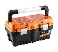 84-102 Caja para Herramientas Negro-Naranja 462x256x242mm NEO TOOLS