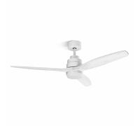 [84105847] Ufesa Nepal Ventilador de Techo con Luz y Mando a Distancia 132cm 40W Blanco - Nuevo