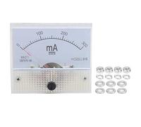 85C1 DC 0~300MA Amperímetro de Puntero Probador de Corriente Analógica Medidor de Amperímetro para Estabilizador de Voltaje Gabinete de Distribución de Energía 63 X 58 X 56 Mm