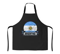 874 Delantal De Barbacoa, Bandera Argentina Vintage Delantal Chef Estampado Delantal Personalizado Chef Delantal Para Jardín Jardinería Mujere