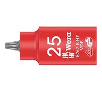 8767 B VDE HF Vaso de punta Zyklop TORX, aislada, con arrastre de 3/8" con función de retención, TX 25