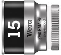 8790 HMA HF Llave de vaso Zyklop con arrastre de 1/4" con función de retención, 15.0 mm
