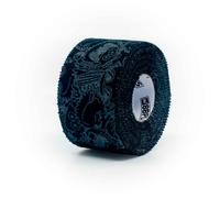 8bplus - Fingertape - Cinta adhesiva 10 m - width: 38 mm black tape / white print