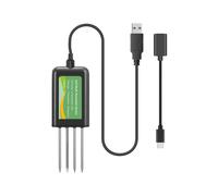 8in One Soil Sensor for Agriculture PH EC Moisture NPK Tester USB Soil Meter for Precision Farming Salinity Tester