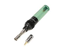 8ML Soldador de butano, PC Gas recargable inalámbrico Iso-Tip Soplete Soplador Soldador Pluma Gas butano para herramienta electrónica de reparación(Verde)