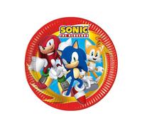 8Pk 23Cm Sonic Paper Plates