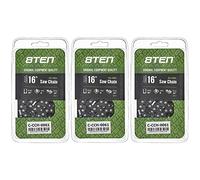 8TEN Cadena de motosierra de cincel completo de 16 pulgadas .063 .325 62DL para Stihl 025 MS 230 241 250 251 (paquete de 3)