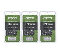 8TEN Cadena de motosierra de dientes de salto de cincel completo de 24 pulgadas, .050 3/8 84DL para Husqvarna 455 Rancher Echo CS-590 Stihl (paquete de 3)