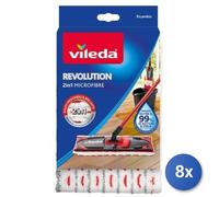 8X Paquete Vileda Supermocio Revolución Recambio Blanco