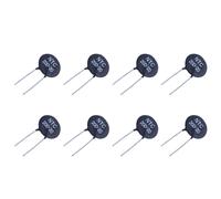 8X Termistor 20D-20 NTC para Limitar la Corriente de Entrada del Lastre de la Fuente de Alimentación CFL, Negro