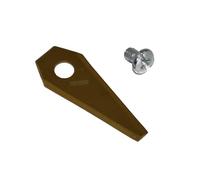 9 cuchillos de titanio de 4,9 cm compatibles con Bosch Indego 350 400 800 1000 1100 1200 Connect robot cortacésped