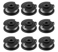 9 Piezas de Repuesto de Bobina y línea para Bosch EasyGrassCut 18 23 26 | Bobina de Hilo para 18-230, 18-260, 18-26, Art 23SL/26SL, F016800569, F016800385, Ø 1.6mm, 4m, 9 Carretes de Hilo
