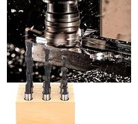 9 Piezas F1 Tipo de Cortador Aburrido de 3/8 Pulgadas CNC Herramientas Fresado del Kit Conjunto Piezas Torno