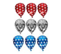 9 Piezas Globos de Aluminio Forma de Saco de Boxeo | Decoración Temática Creativa, Fácil de Inflar y Montar, para Cumpleaños Deportivos y Eventos al Aire Libre