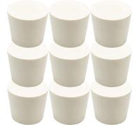 9 Piezas Tapón de Fermentación de Goma Beige, Resistente al Calor