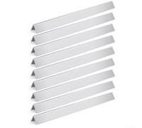 9 placas de calor de acero inoxidable para Weber para Genesis 400 Series E420 S420 parrilla de gas barras de sabor cubierta de quemador 7121001 accesorios
