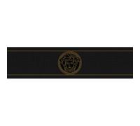 935224 - Versace Griego Medusa Motivo Oro Negro AS Creation Cenefa Papel Pintado