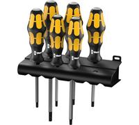Wera Juego de destornilladores TORX Kraftform 977/6 – Destorcincel y bandeja, 6 piezas