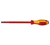 98 20 10 Destornillador aislado plano 10x1,6mm L. Cuchillas: 200mm KNIPEX